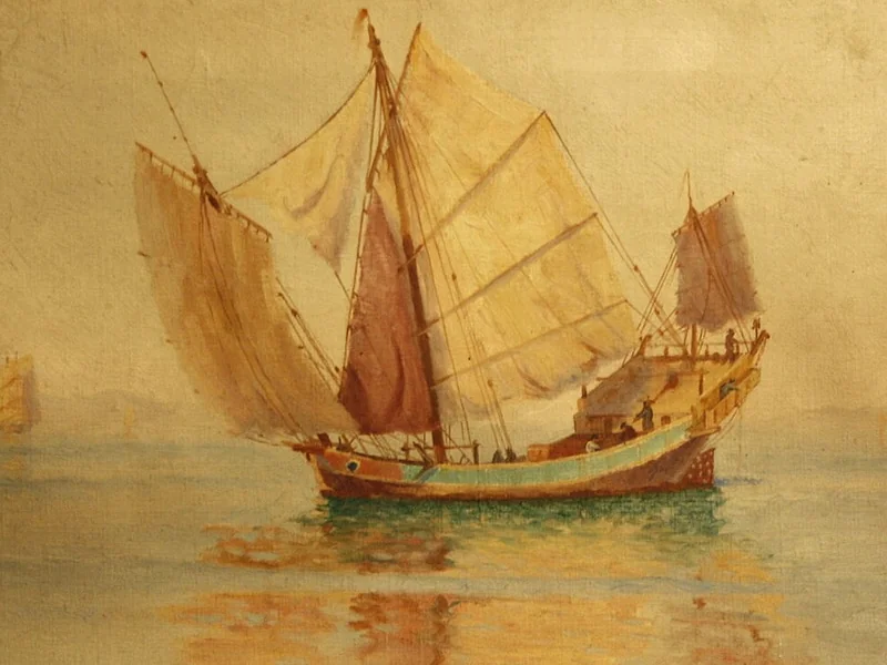 1861-Thomas G. Purvis - Una giunca commerciale di Hong Kong